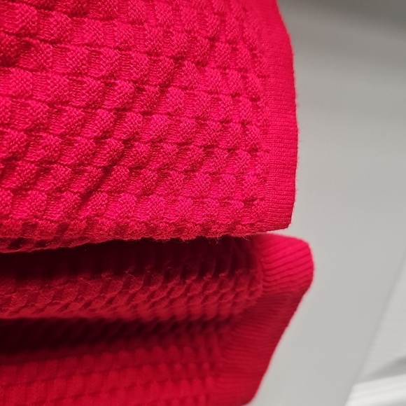 NWT Style & Co. Scoop Neck Ribbed Long Sleeved Sweater 3X Red - Picture 10 of 11